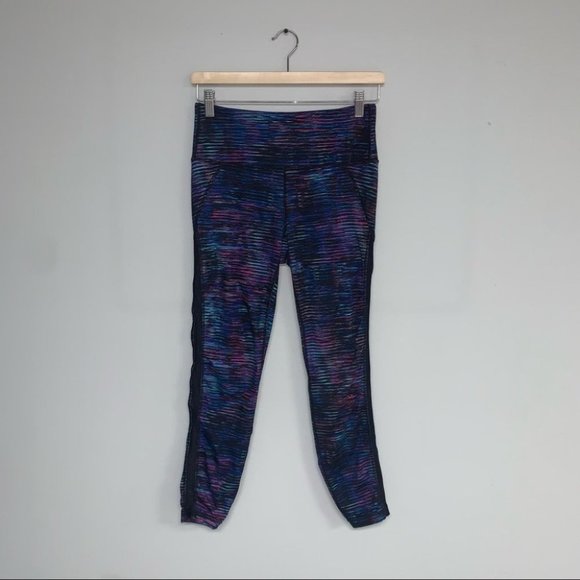 Athleta Leggings‎ Size Small Interstellar High-Rise Mesh Chaturanga Tight 7/8 - Picture 2 of 11